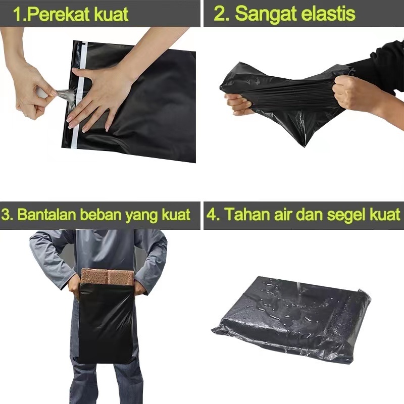 Plastik Polymailer Bungkus Paket UKURAN 32 X 45 CM ISI 100 LBR