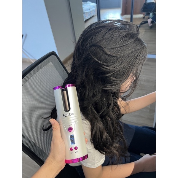 BOLDe Golden Curly Straightener - portable