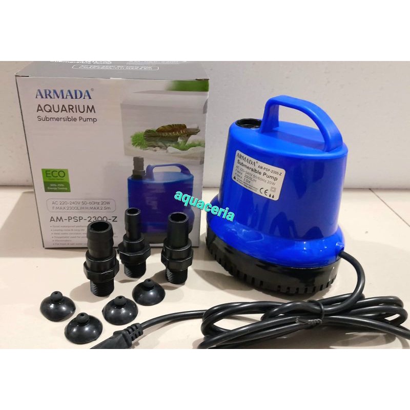 mesin pompa celup kolam aquarium air power head ARMADA AM PSP 2300Z TERLARIS