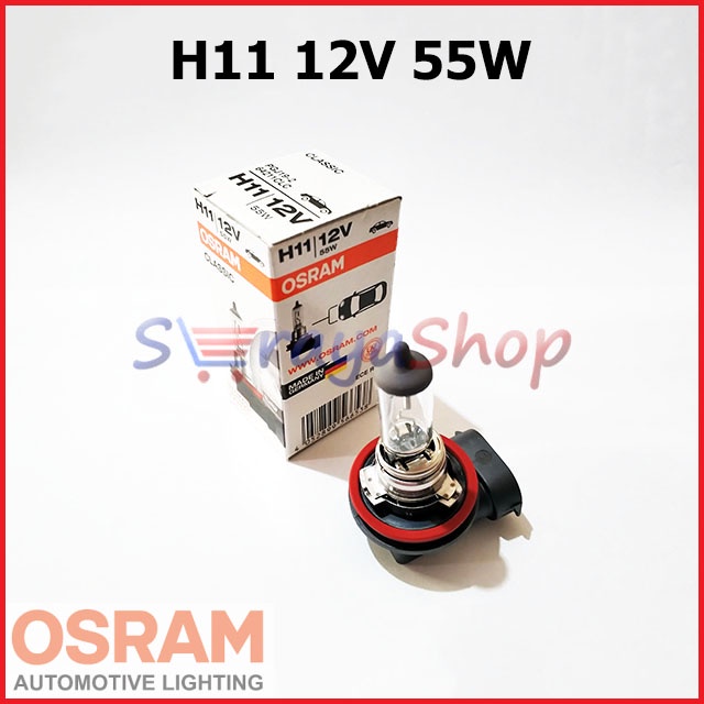 Lampu Halogen H11 12V 55W OSRAM