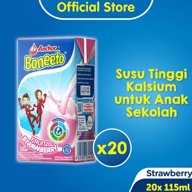 

Boneeto Susu UHT Stawberi 20 x 115ml- Daya Pikir & Tubuh Aktif