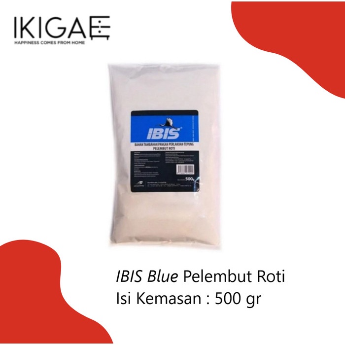 

Ragg Ibis Blue Pelembut Roti / Bread Improver 500 Gr