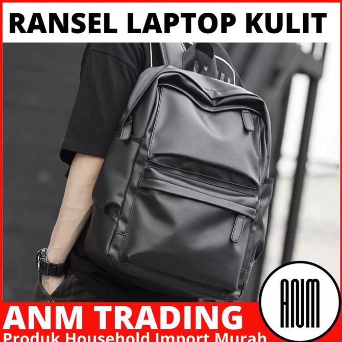 Tas Travel Kulit / Tas Ransel Laptop Kulit / Tas Travel Pria Wanita