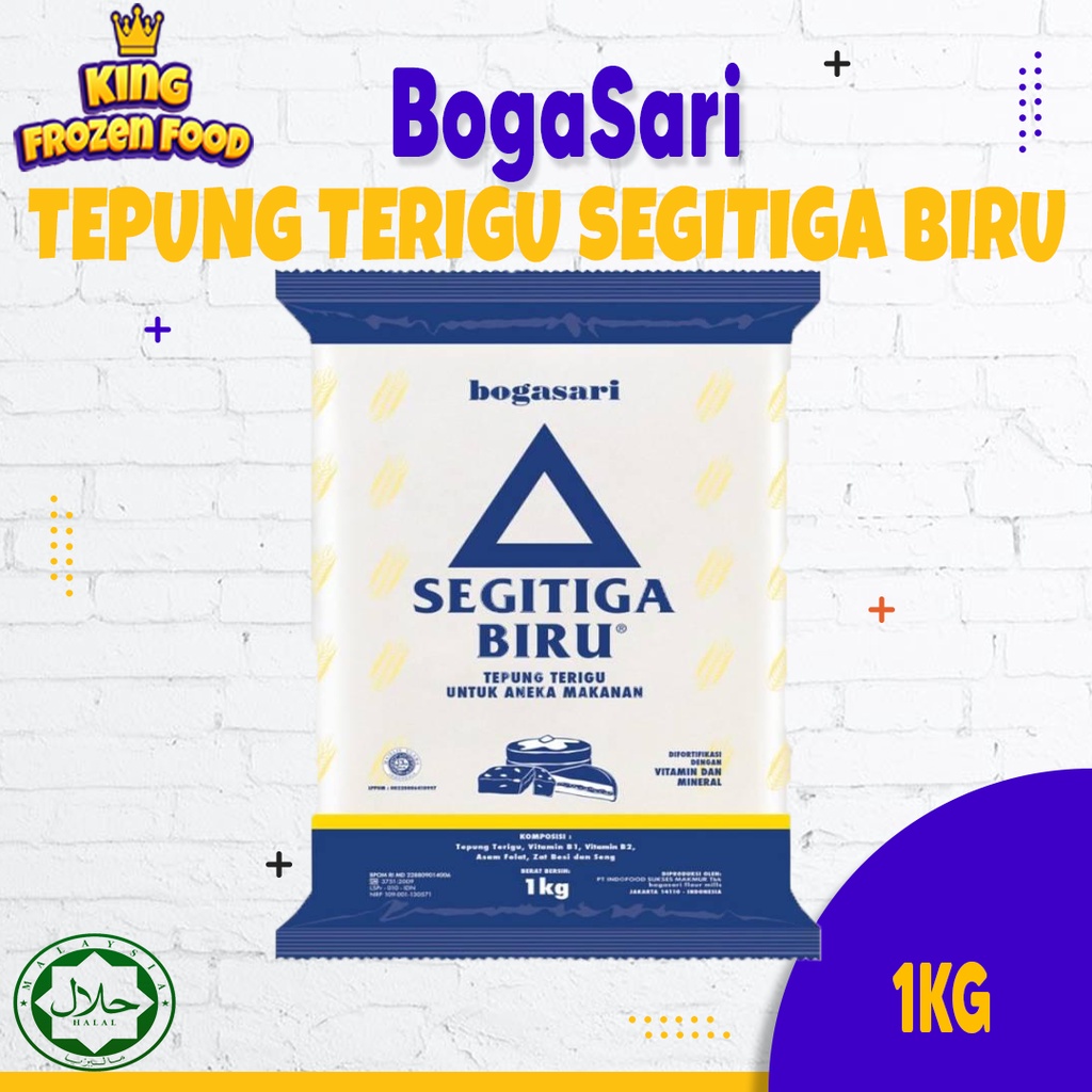 Bogasari Segitiga Biru Tepung Terigu 1Kg