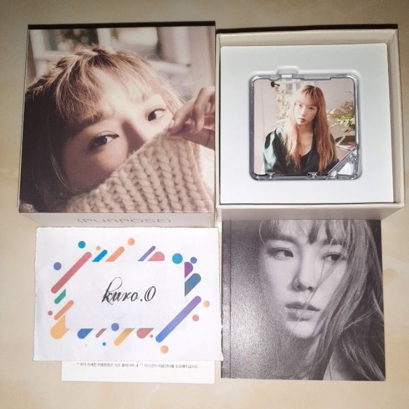 [BOOKED] Taeyeon Purpose Kihno