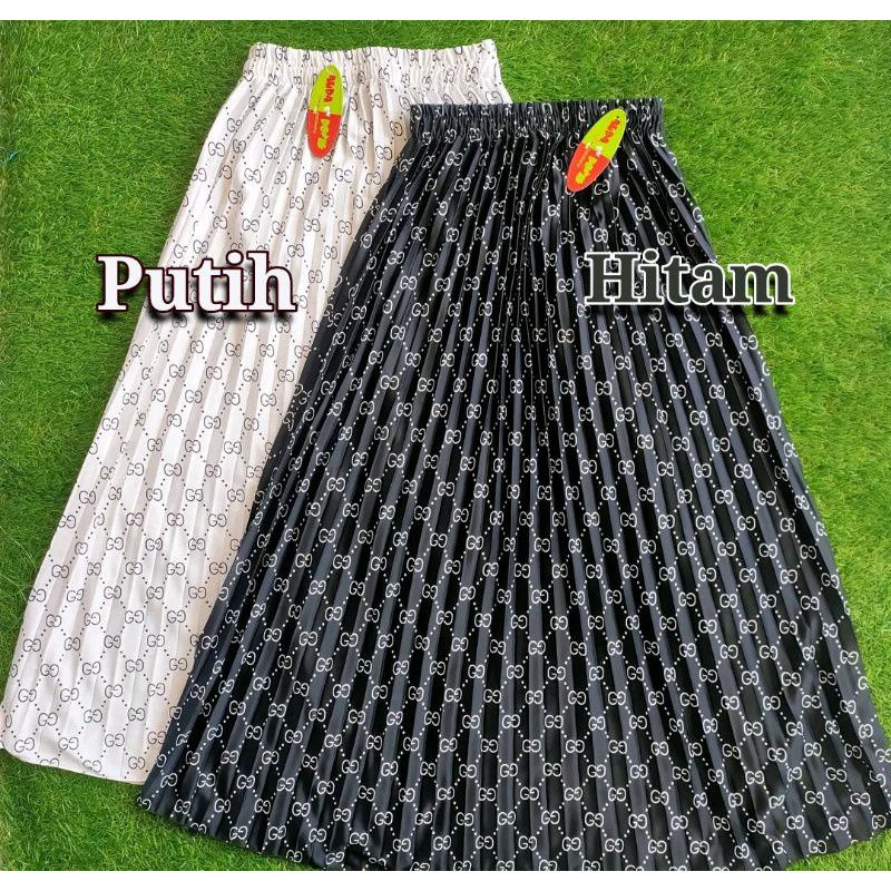 Rok plisket motif Gucci/rok plisket premiumTebal / rok wanita