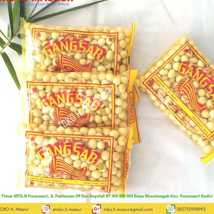 

Ð Kacang Atom Sanghai Gangsar 225gr ㅄ