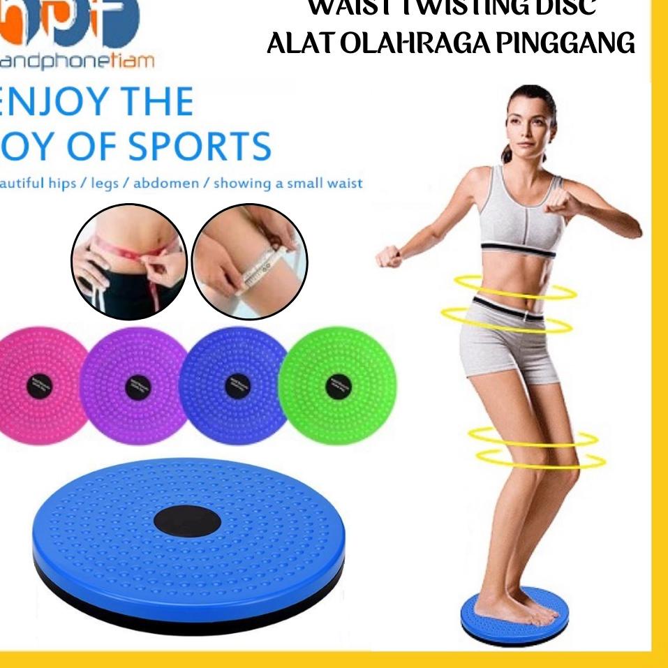 (R[9Y]✉) Body Trimmer Waist Twisting Disc Piringan Senam Fitness Jogging Alat Olahraga Pelangsing Pinggang Pengecil Perut langsung kirim