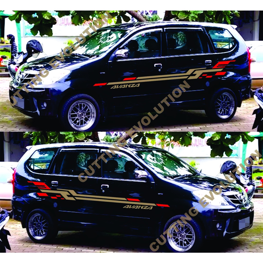 Stiker cutting mobil avanza sticker mobil avanza
