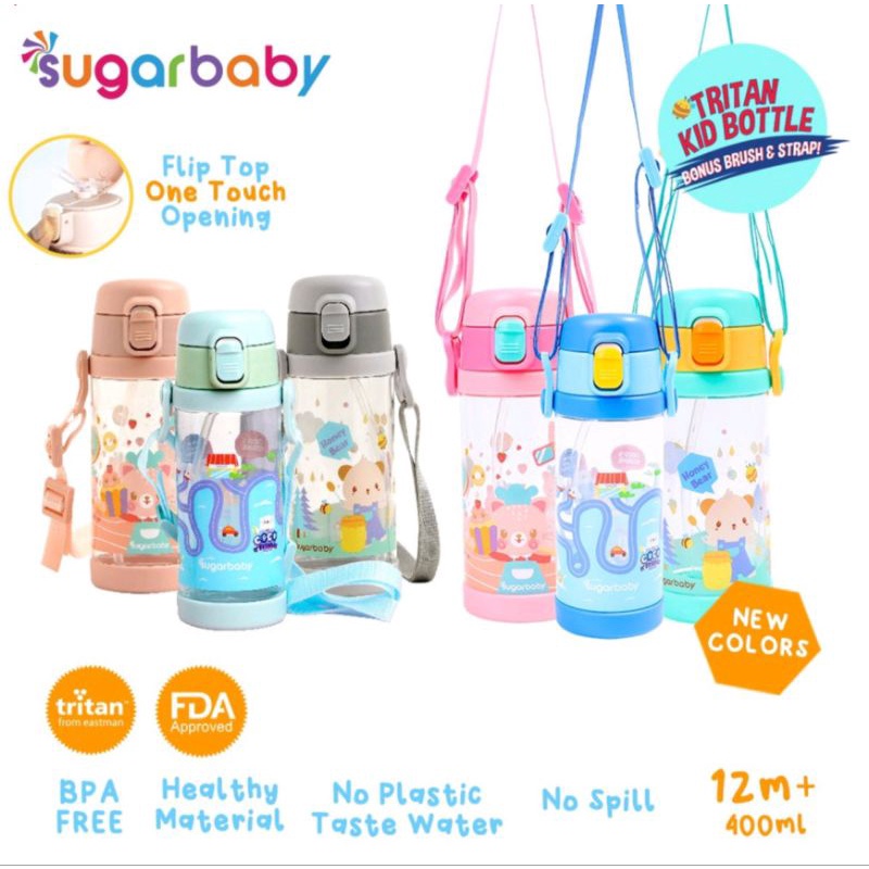 Sedotan Botol Minum untuk Sugar Baby Tritan Kids 400ml / replacement straw sugarbaby / sedotan pengganti sugar baby tritan kid bottle tkb400