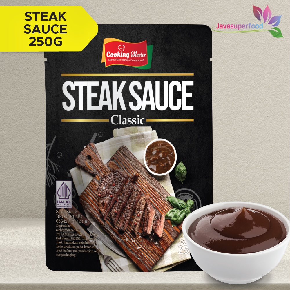 

[HALAL] Cooking Master/ Steak Sauce/ Saus Steak/ Sauce Steak Halal 250g