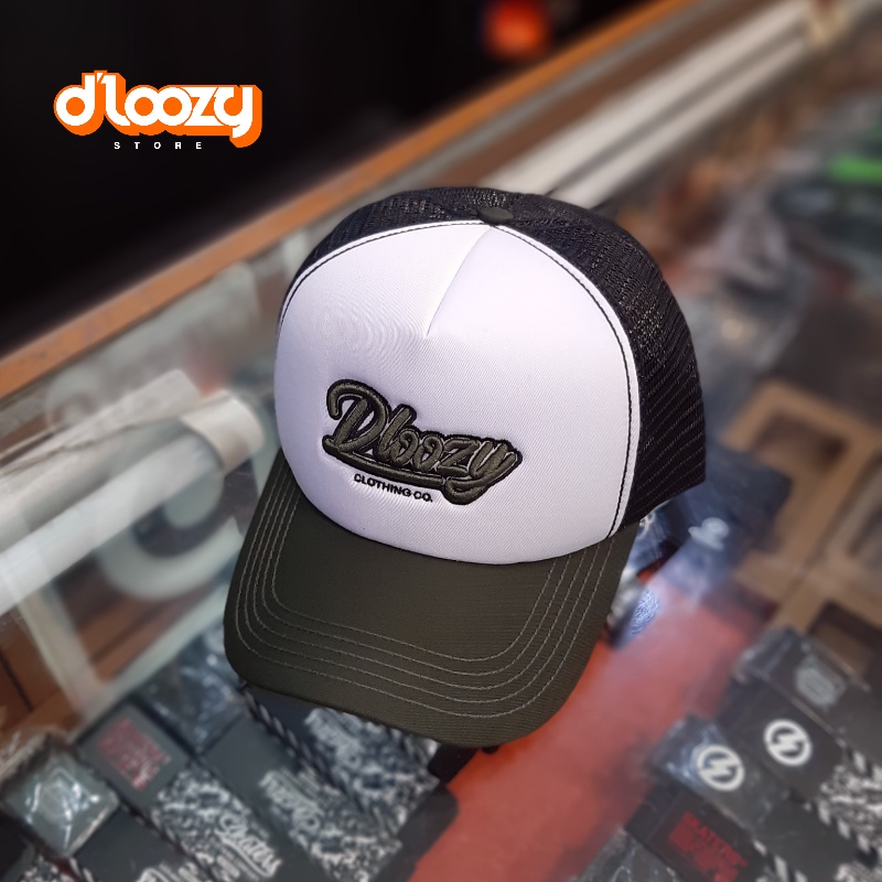 DLOOZY Topi Trucker Jaring Pria Dewasa Original Dlz33