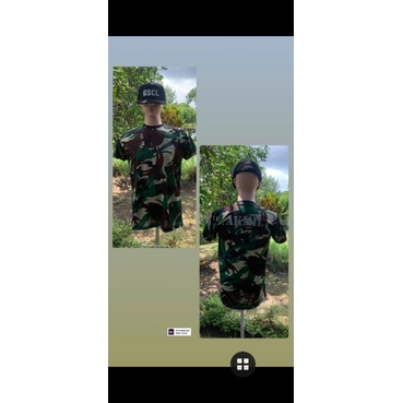 kaos akmil loreng dryfit