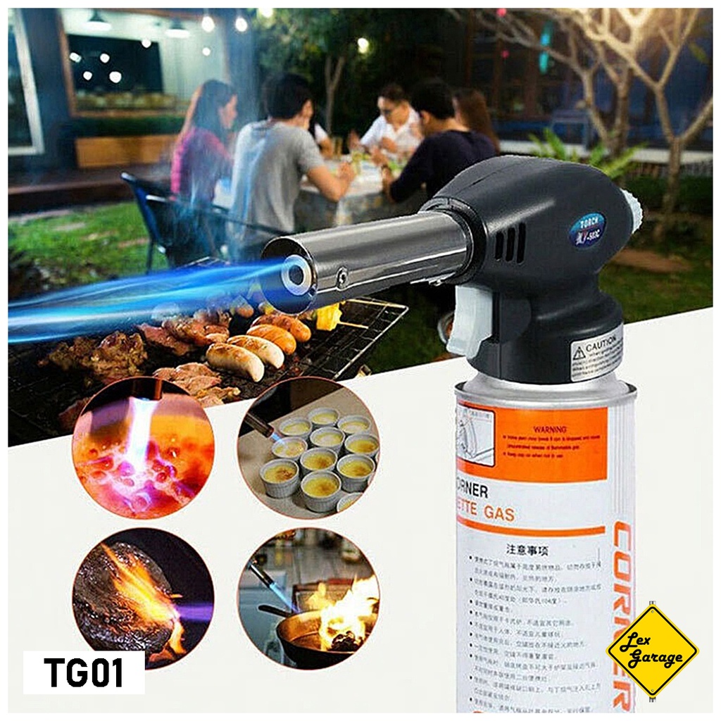 Blow Torch Gas Flame Gun Alat Las Portable Kepala Las Gas LPG