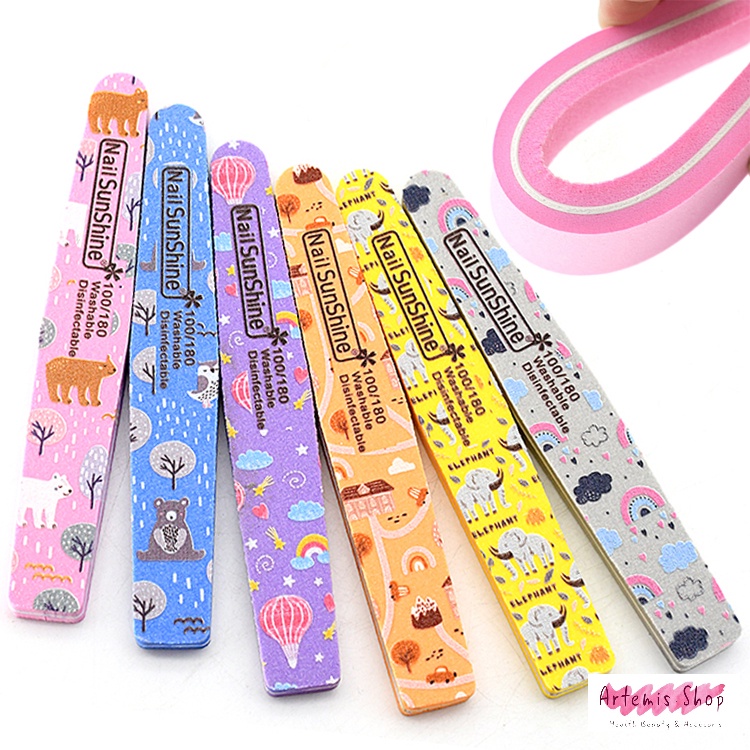 Nail File / Buffer Sunshine 100/180 / Menicure / Pedicure / Kuku