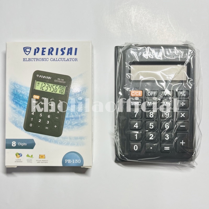 

KALKULATOR PERISAI MINI 8 DIGIT PE-130