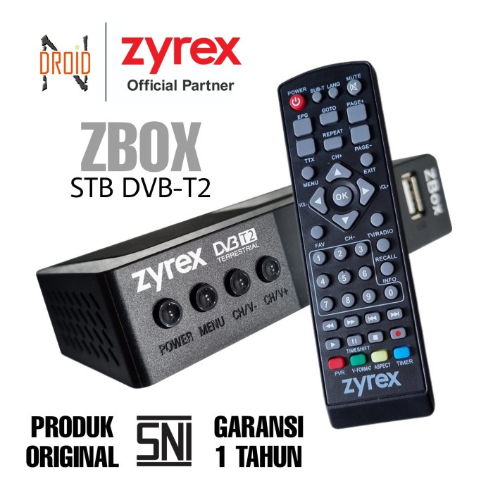 [ READY STOK ] SET TOP BOX STB TV DIGITAL ZYREX DVB T2