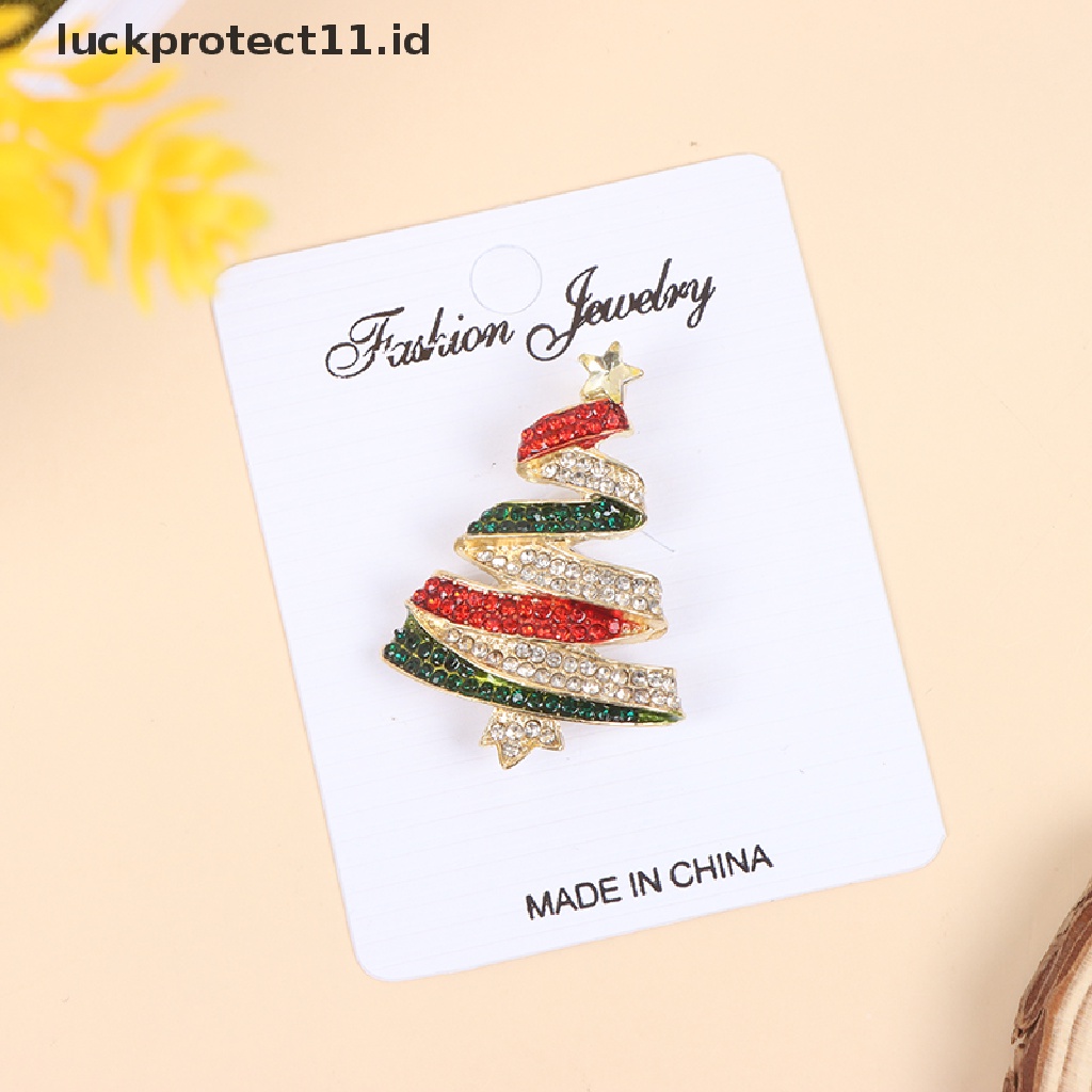 /Fashion Hot// Fashion// Berlian Imitasi Pohon Natal Bros Wanita Kecantikan Klasik Tahun Baru Bros Pin Hadiah.