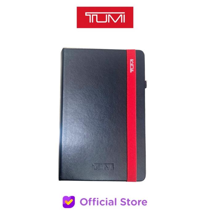 

TUMI LEATHER NOTEBOOK - AGENDA KANTOR OFFICE PLANNER - MOLESKINE BLACK