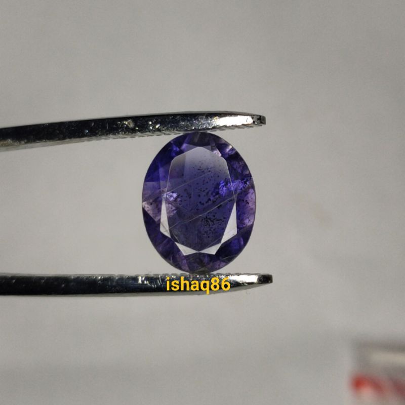 NATURAL IOLITE  SAFIR AIR 2.75CT OVAL MIXCUT