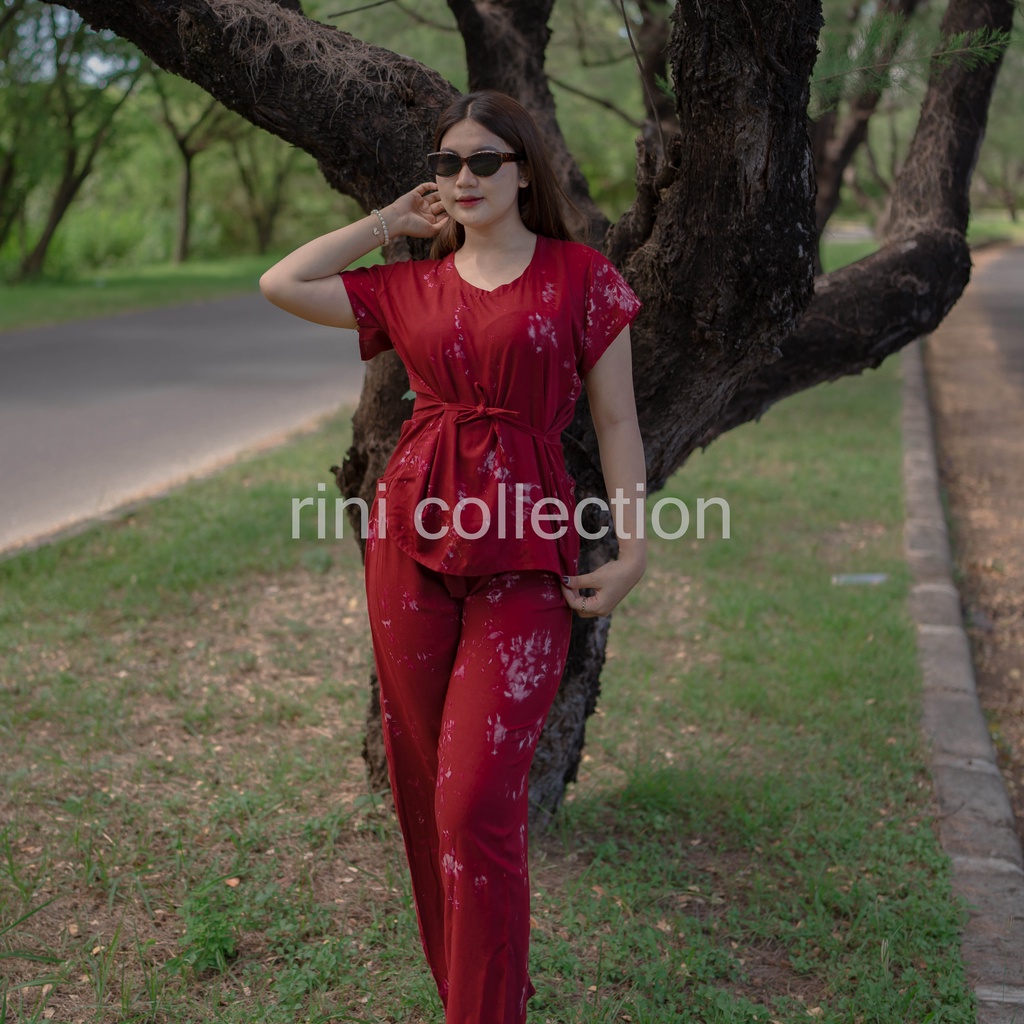 Babydoll Bali Motif Tie Dye