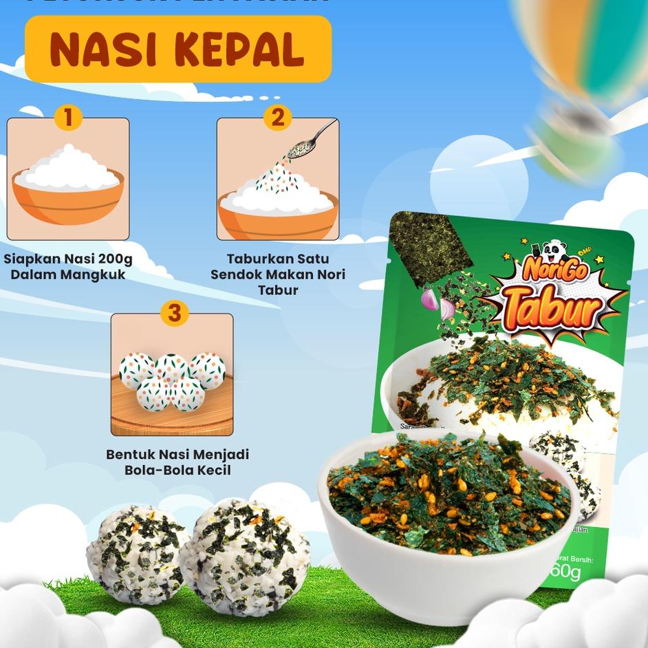 

✳Super Sale✺ YCJHB Nori Tabur Rumput Laut Panggang 60g 85 Diskon Promo