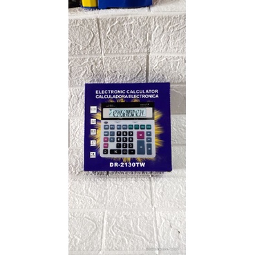

Calculator/kalkulator Casio DR2130TW Ukuran besar