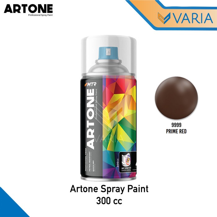 Artone Spray Paint 300 cc Prime Red 9999 Merah Cat Dasar Primer