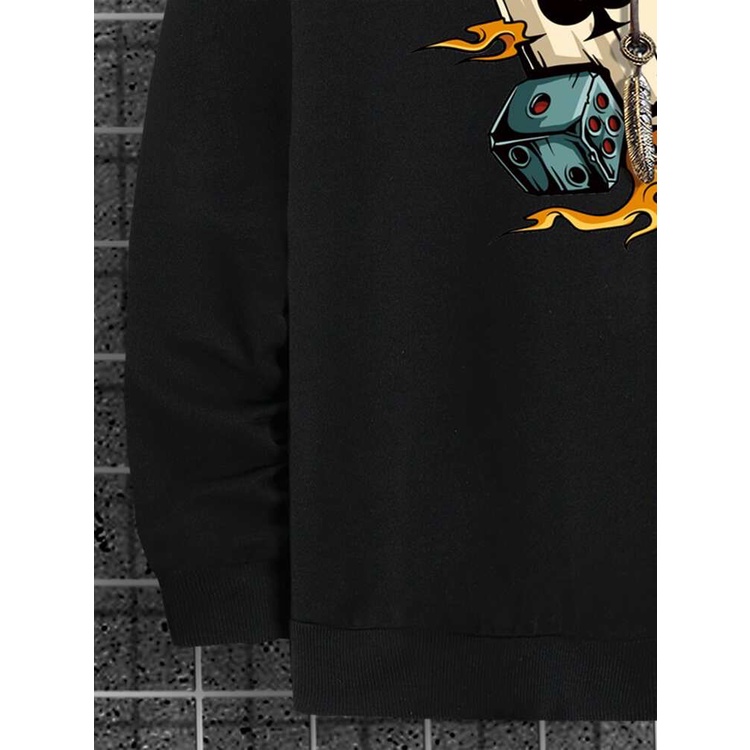 GAMBLER Sweatshirt Basic II Sweater Crewneck Print DTF II Sz M - XL Anak &amp; Dewasa ( Pria &amp; Wanita )