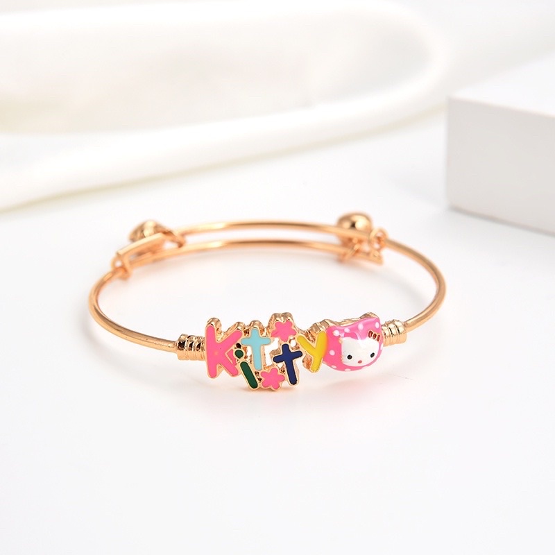 Gelang Anak Tahan Karat Premium Lapis Emas