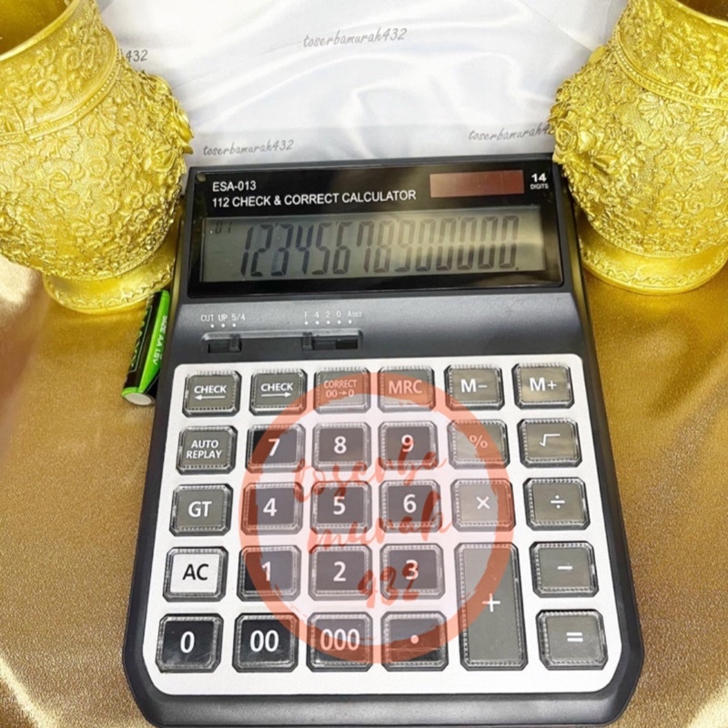 

KALKULATOR ESA 013 Besar 14 digits