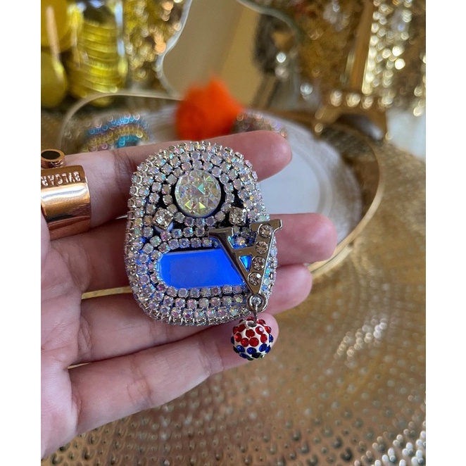 tasbih digital cantik diamond swarovski led alarm