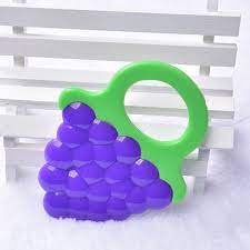Mainan Gigitan Teether Buah Bayi Transparan