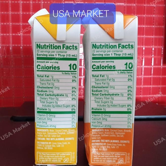 

Nutpods Dairy Free unsweetened Creamer ORIGINAL - HAZELNUT - 330 ml