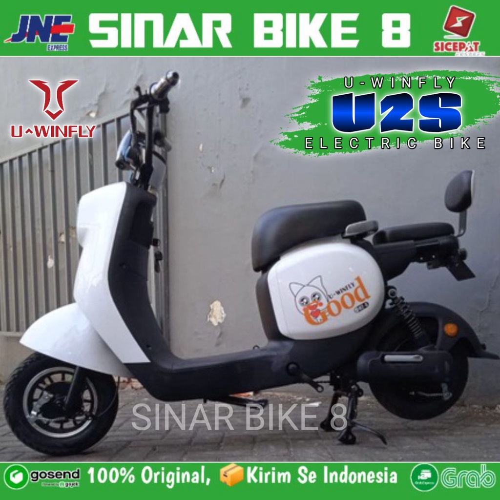 Sepeda Listrik Uwinfly U2S Motor 800W Baterai 48V/12Ah