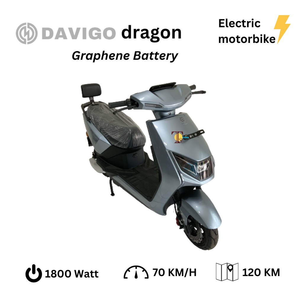 Davigo Dragon Graphene Battery Motor Listrik