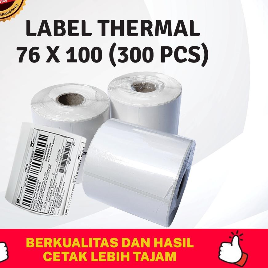 

GGD❀ LABEL STIKER THERMAL 76X100 ISI 300 PCS LABEL STIKER RESI PENGIRIMAN 76X100 (300 PCS) Banyak Peminat