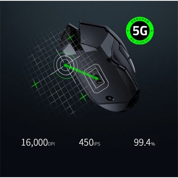 Mouse Gaming RAZER Basilisk X Hyperspeed Wireless 16000 DPI Original