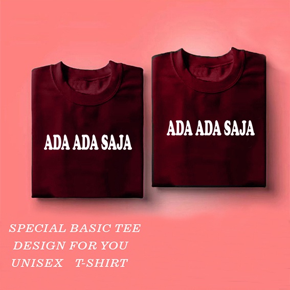 AS /  kaos distro motif  ADA ADA SAJA / kaos pria wanita / kaos pria / baju wanita / kaos wanita / baju pria / atasan / polos / atasan wanita / tshirt