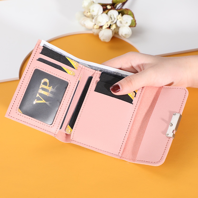 ♥DPS829♥D-665 COD DOMPET WANITA MINI/PENDEK IMPORT MURAH REAL PIC/Dompet Wanita dompet Lipat Cantik