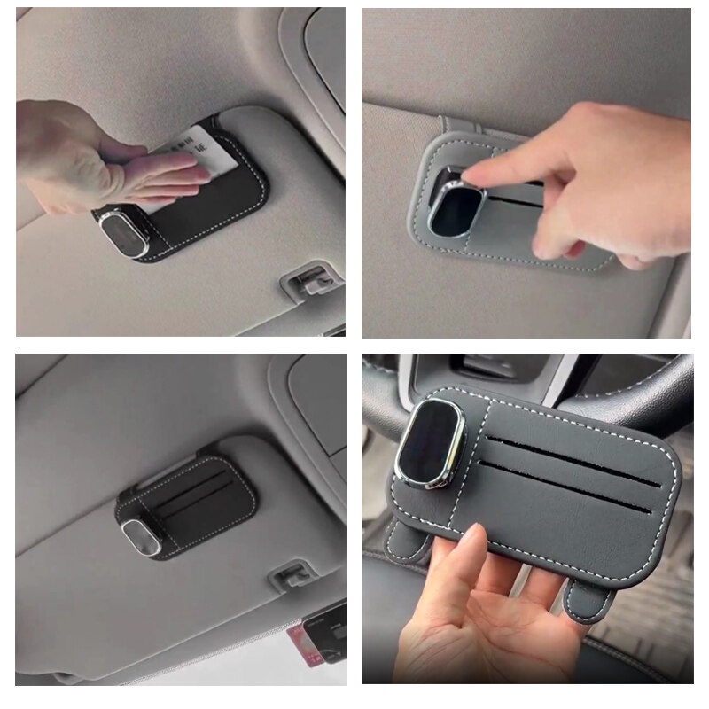 Klip Penyimpanan multi-Fungsi Mobil car sun visor card glasses clip Untuk Haval M4 H2 H3 H6