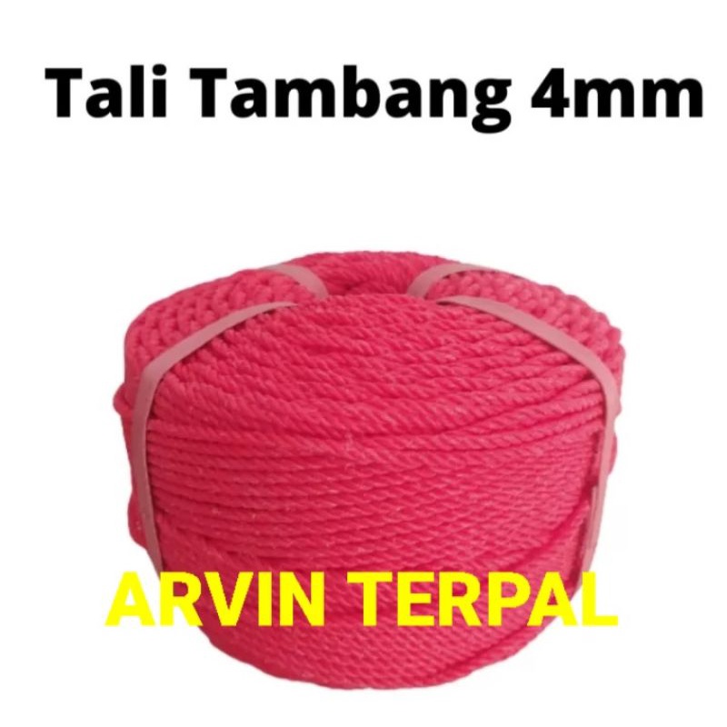 1 ROLL Tali Tambang Plastik OTOPUS Ukuran 4mm Panjang 200 Meter / tali sawah / tali serbaguna / tali