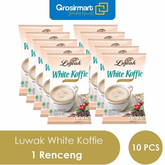 

[BISA COD] luwak white coffee | 1 renceng (10 pcs)