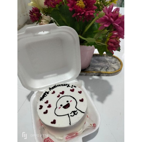 Korean Cake / Bento Cake PONTIANAK uk. 9cm