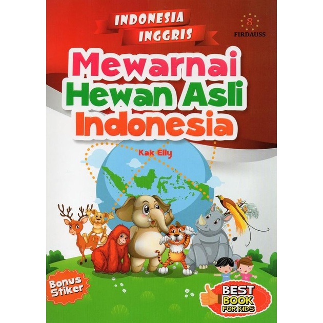 

Mewarnai Hewan Asli Indonesia Bonus Stiker (Indonesia-Inggri gram33 Segera Dapatkan