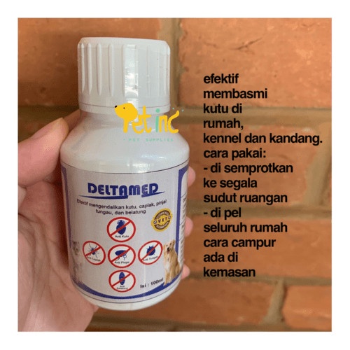 Deltamed Obat Pembasmi Kutu Anjing Dan Kucing Rumah, Kandang Dll Murah - Wfditacioya
