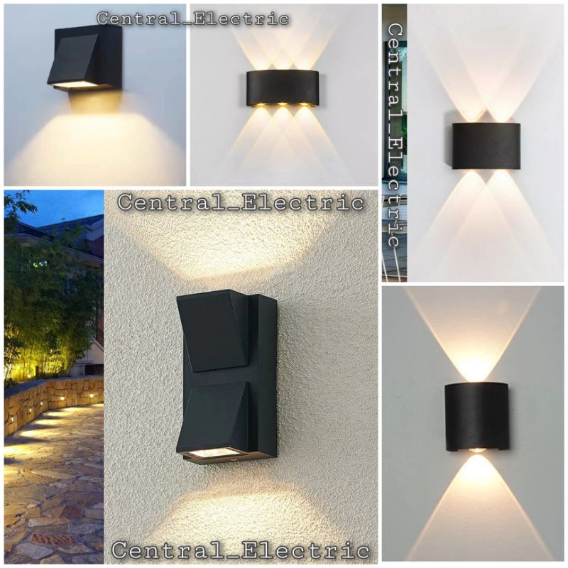 Lampu Dinding Taman Minimalis LED / Lampu Dinding Tempel LED / Lampu Hias Dinding LED / Lampu Dindin