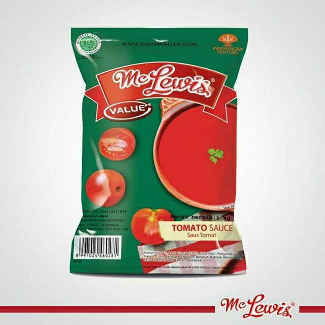 Mc Lewis Tomato Sauce (Saos Tomat) 1Kg