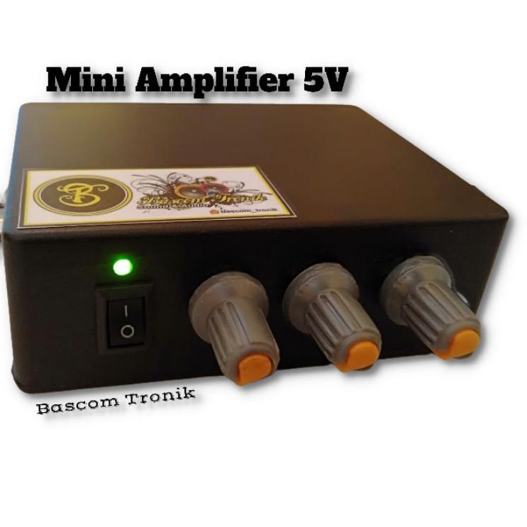 Booming Amplifier Mini 5V Bluetooth dan Non Bluetooth
