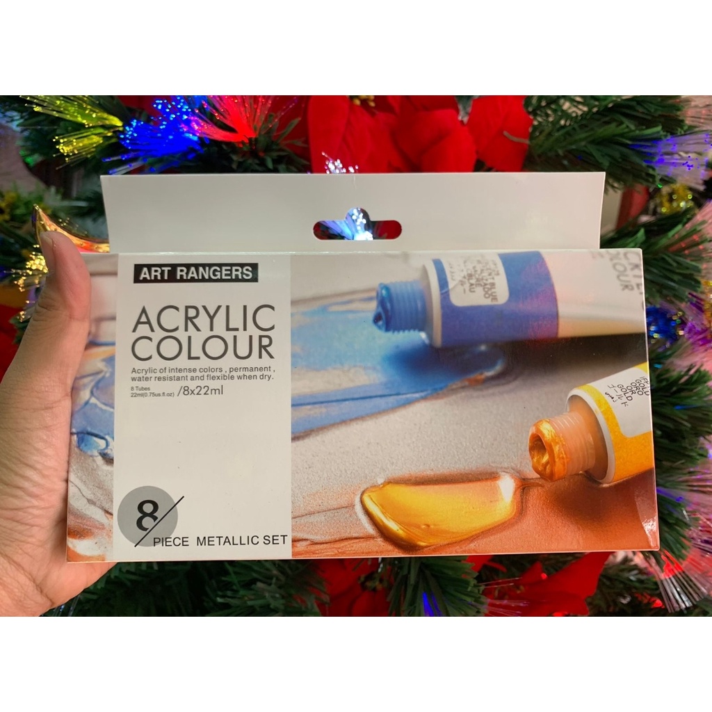

cat acrylic art ranger metalic 8 warna 22 ml